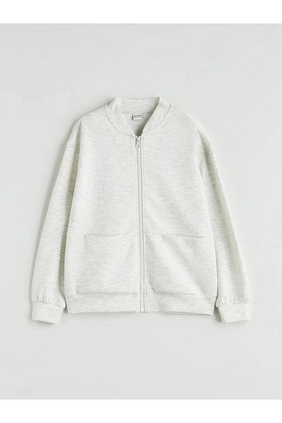 LC Waikiki Lcw Girl's Zippered Sweatshirt (W5)