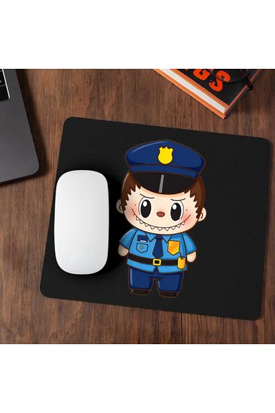 OEM Mousepad Labubu Policeman