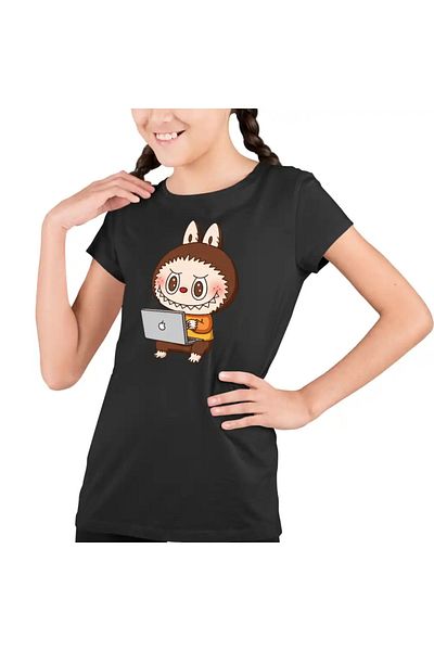 OEM Kids Girls' T-Shirt Labubu Programmer