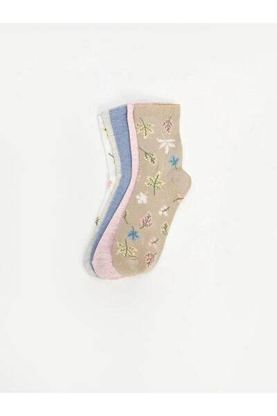 LC Waikiki LCW Дамски чорапи с шарки, 5 чифта (W5)