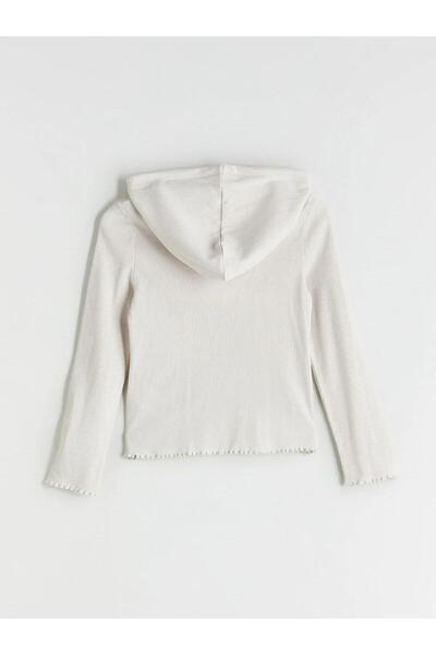 LC Waikiki Βασικό μπλουζάκι για κορίτσια με κουκούλα LCW (W5)