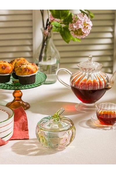 LC Waikiki Lcw Glass Covered Sugar Bowl (W5)