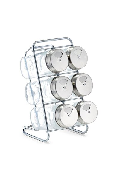 zeller Σετ δοχείου και θήκης μπαχαρικών, 18 x 9,3 x 15 cm, 80 ml, Διαφανές