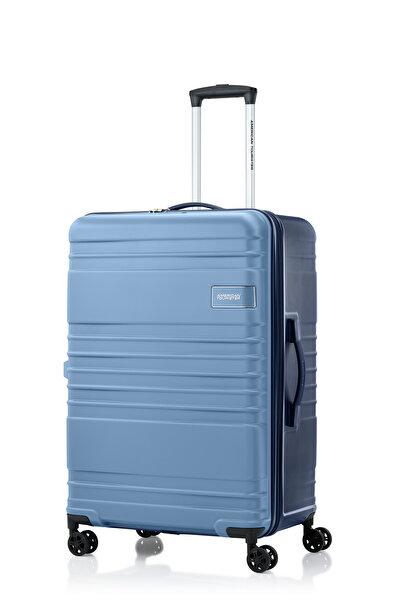 American Tourister حقيبة SKYLETTE Navy check-in (81 سم): احزم المزيد مع مساحة...