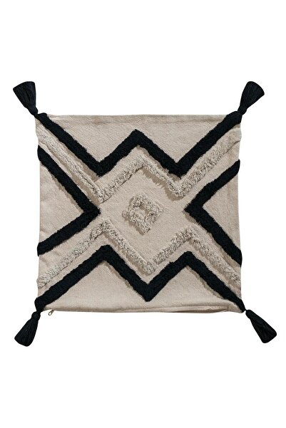 LC Waikiki Față de pernă cu ciucuri brodate LCW 45x45 cm (W5)