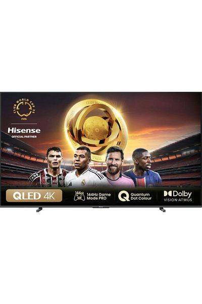 Hisense 100 Inch QLED, VIDAA U8, Smart TV, Dolby Atmos, 144Hz Game Mode Pro, Built-in Subwoofer AI Adaptive
