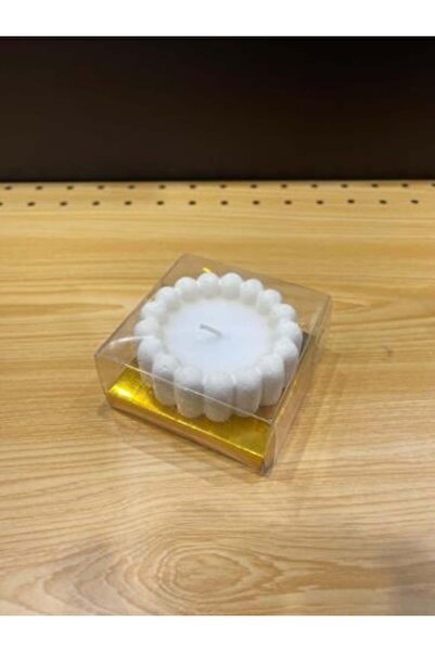 SGC STORE شمعة سيراميك فاخرة - كريمي