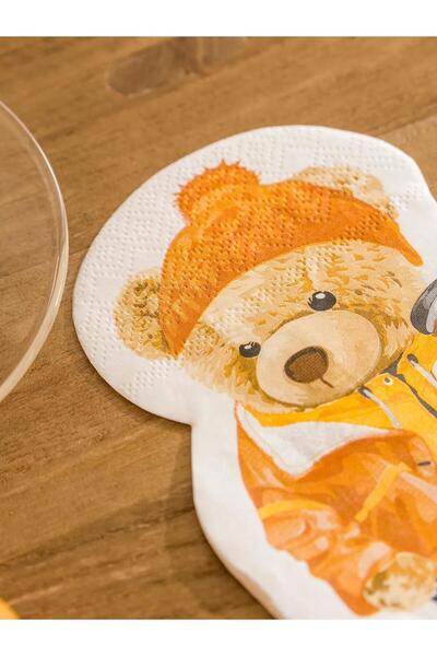 LC Waikiki Lcw Bear Teddy Patterned Paper Napkins 20 Pack (W5)