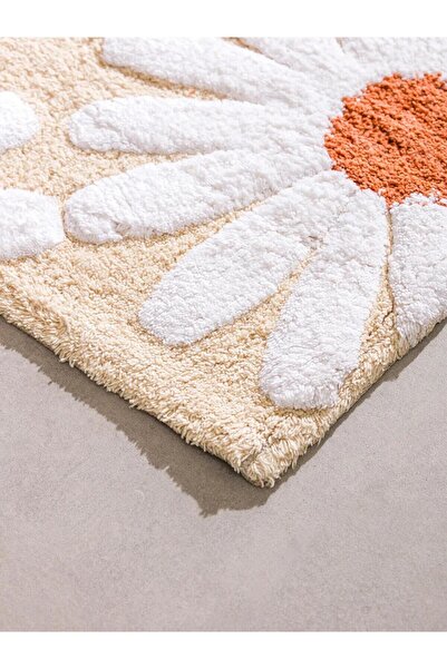 LC Waikiki Χαλάκι μπάνιου LCW Flower Κεντημένο 50x80 cm (W5)