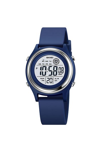 AZ PRODUCTS Dark Blue Children's Digital Watch, Water Resistant, With Stopwatch, Alarm and Calendar Functions