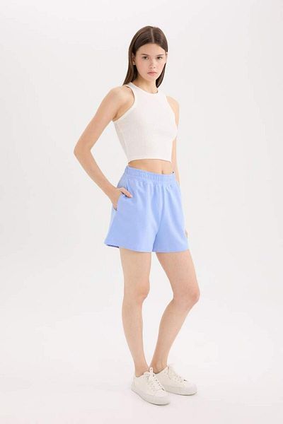 DeFacto New Season Elastic Waist Pocket Straight Leg Shorts