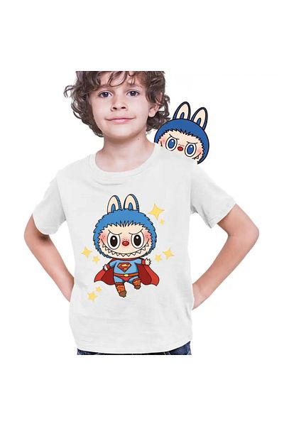 OEM Labubu Superman Kids Boys T-Shirt