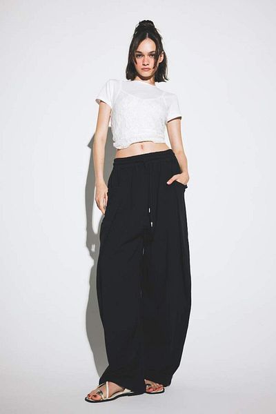 DeFacto New Season Coool Barrel Fit Thick Fabric Trousers