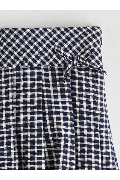 LC Waikiki Lcw Plaid Girl's Skirt with Elastic Waist (W5)