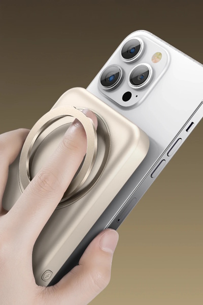 Yesido YP60 Magsafe Powerbank 10.000 mAh 20W Type-C 18W USB ve 15W Kablosuz Şarj Çıkışlı PD Magsafe Wireles