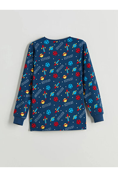 LC Waikiki LCW DREAMLacivert Baskılı Erkek Çocuk Pijama Takımı