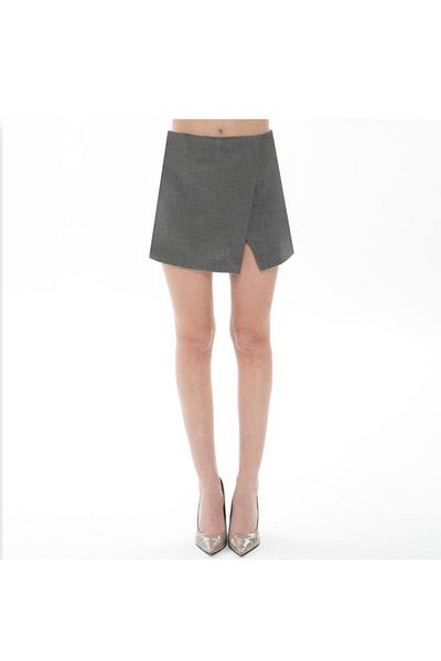 Fü Me Style Fü&Me Style Women's Gray Shorts Skirt
