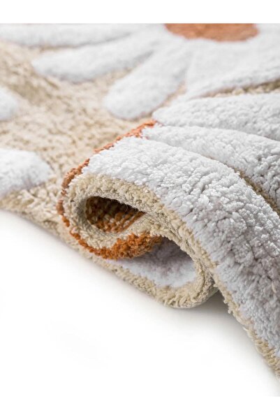 LC Waikiki Χαλάκι μπάνιου LCW Flower Κεντημένο 50x80 cm (W5)