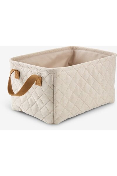 Ken Set of 2 pcs. Basket 23x33x18cm beige with handles