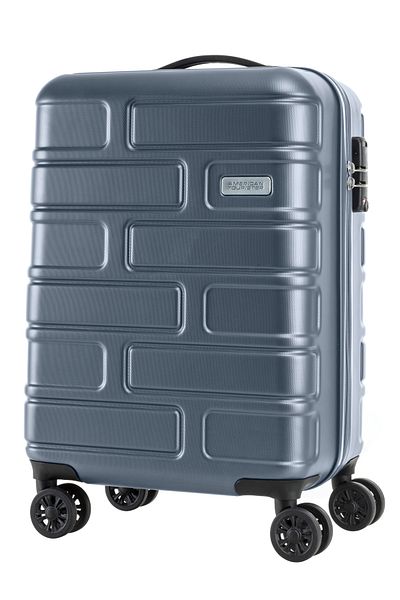 American Tourister BRICKLANE Hard Spinner 55 cm TSA GREY -Hard Luggage Cabin