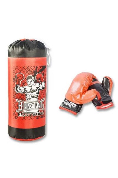 BOXİNG Kids Set with 2 Padded Gloves 65 cm
