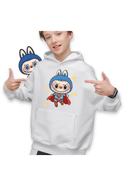 OEM Labubu Superman Kids Boys Sweatshirt