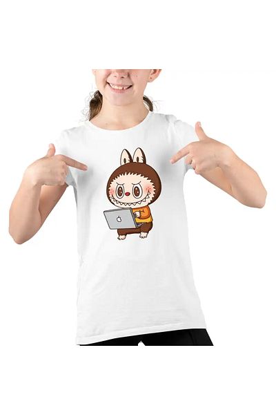 OEM Kids Girls' T-Shirt Labubu Programmer