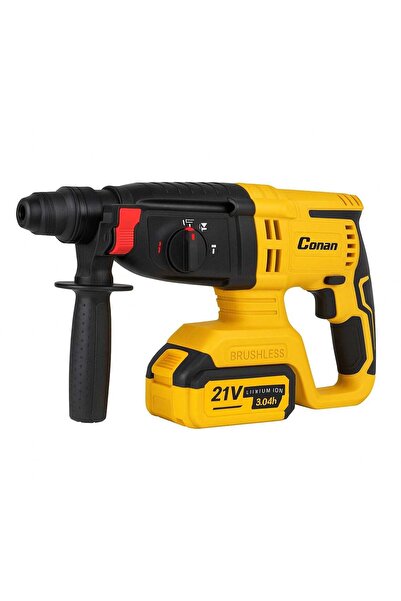 CONAN Professional Cordless Rotary Hammer with 2 Batteries – 21V – Brushless –