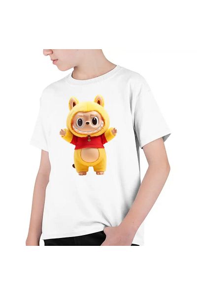 OEM Kids Boys T-Shirt Labubu Winnie the Pooh