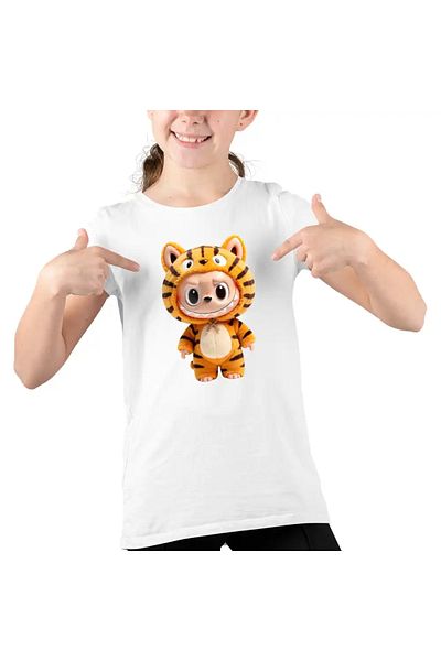OEM Kids Girls T-Shirt Labubu Tiger