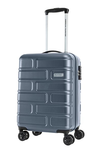 American Tourister BRICKLANE Hard Spinner 55 cm TSA GREY -Hard Luggage Cabin