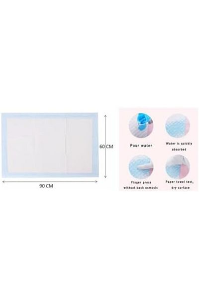 Generic Disposable Underpads 60 × 90 cm, Pack of 25