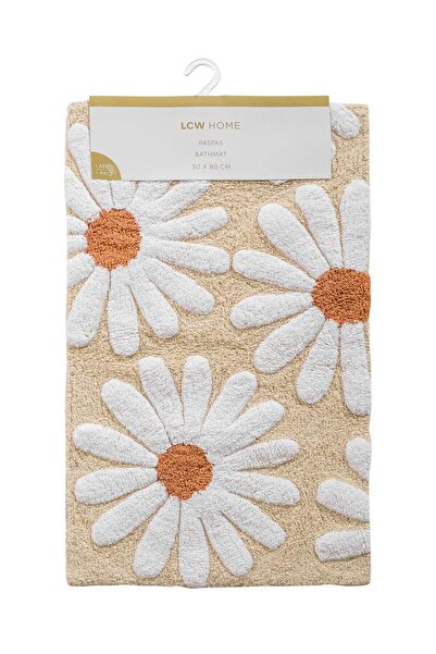 LC Waikiki Χαλάκι μπάνιου LCW Flower Κεντημένο 50x80 cm (W5)