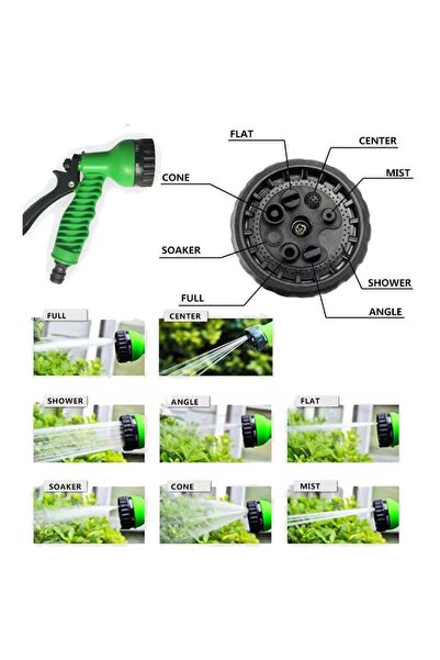 OEM 45m extendable garden hose with spray gun, flexible, durable and easy to use