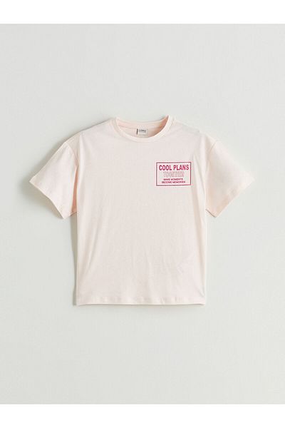 LC Waikiki New Season Crew Neck Girl's T-Shirt
