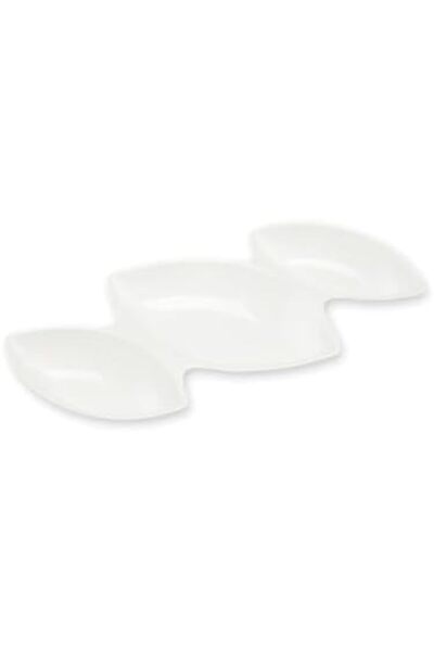 cc bin shihon Triple Divided Melamine Plate 27.94 cm