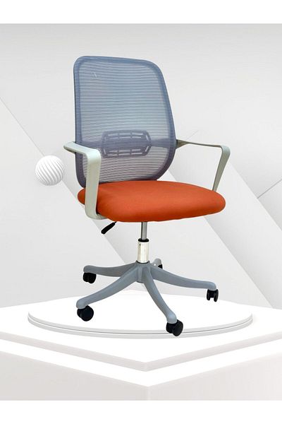 TSUMAB Ergonomic Mesh Office Chair with Fixed Armrests