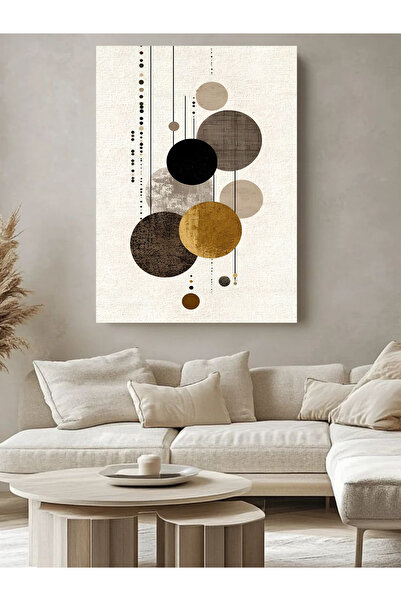 ESLEM MODERN DESENLİ BASKILI KANVAS TABLO