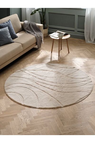 OEM STORSIPPA rug Ø160 beige