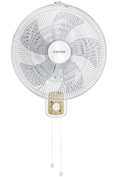 Olsenmark 16-inch Wall Fan from Olsenmark, White, Model OMF 1701