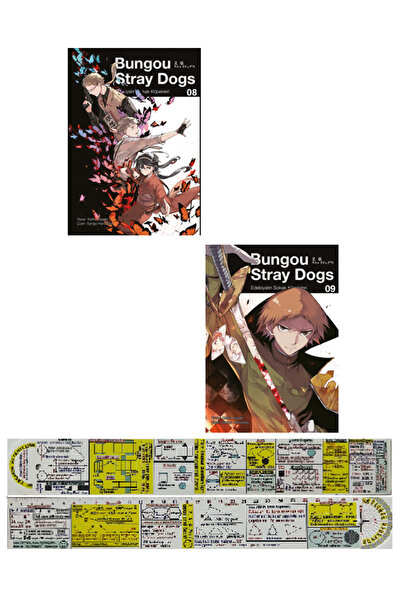 Gerekli Şeyler Yayıncılık Bungou Stray Dogs 8-9. Ciltler Manga Seti + Mat. Öğ...