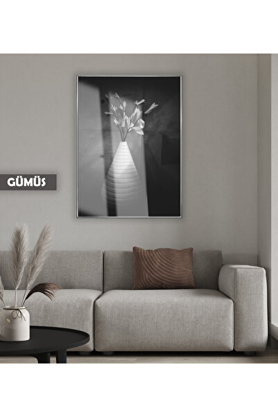 Harikabirev HARİKABİREV | MODEL DE FLORI BOHEMĂ NEGRU&ALB ÎN VASE | TABLA DE ...