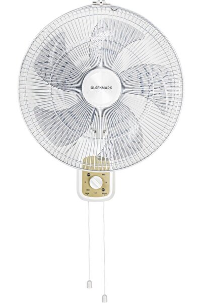Olsenmark 16-inch Wall Fan from Olsenmark, White, Model OMF 1701