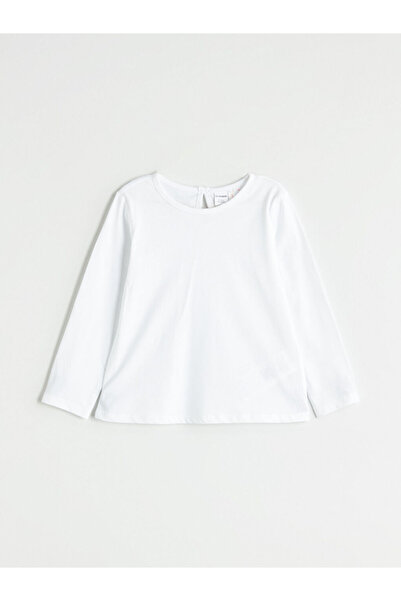 LC Waikiki Orange Crew Neck Basic Girl's T-Shirt and Salopet