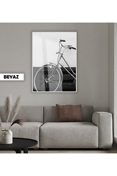 Harika bir ev HARIKABİREV | CRNO-BELI MODEL BICIKLA | STOL SA OKVIROM OD KALJ...