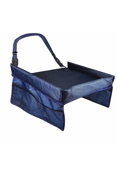 SSMEDIA Travel Tray/Table for Kids, Car or Stroller, Blue