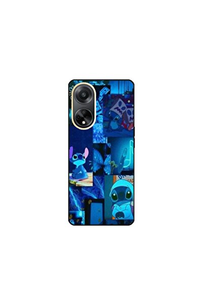 Atlas Husa personalizata si Folie de Silicon OPPO A17, Stitch #1, multicolor,...