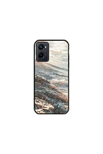 Atlas Husa personalizata si Folie de Silicon pentru OPPO A96, Ocean Water #1 ...
