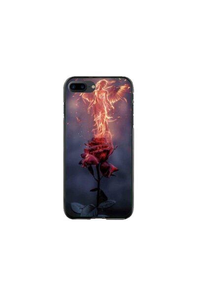 Atlas Husa personalizata si Folie de Silicon pentru Apple iPhone 7 Plus, Fire...