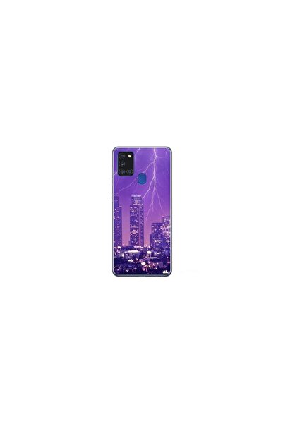 Atlas Husa personalizata HQ Print 360 de grad pentru Samsung Galaxy A21s, Pur...